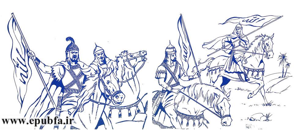 مسلمانان با چنین نیرویی شدید و پایدار، از هر سو به حرکت آمدند.